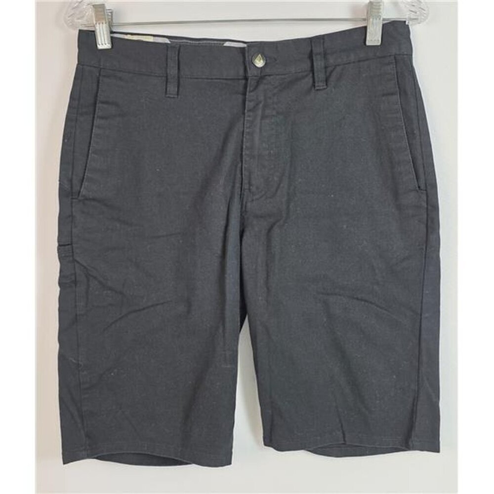 Volcom Men's Shorts Size 29 Black Frickin Modern Stretch Short 4 Pockets Zip